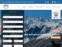 Tablet Screenshot of himalayanplanet.com
